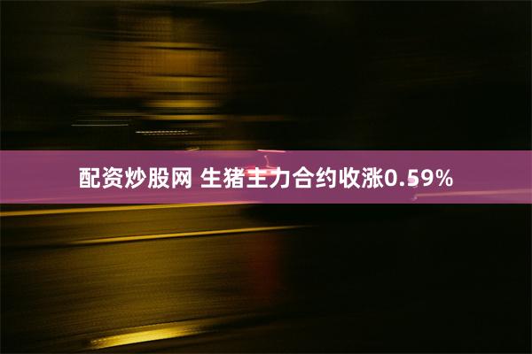 配资炒股网 生猪主力合约收涨0.59%