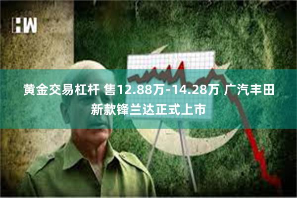 黄金交易杠杆 售12.88万-14.28万 广汽丰田新款锋兰达正式上市